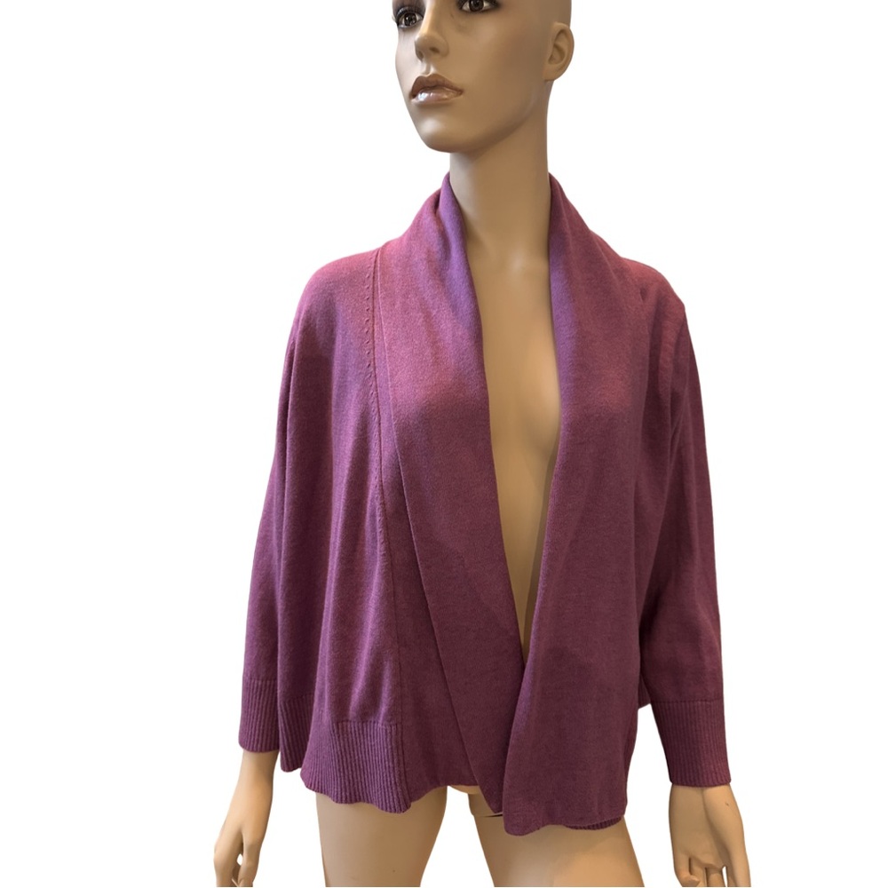 Eileen Fisher Organic Cotton Knit Semi Cropped Knit NWT L